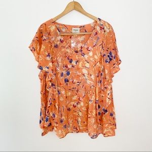 3/$20 🌿 Haute Hippie Floral Blouse